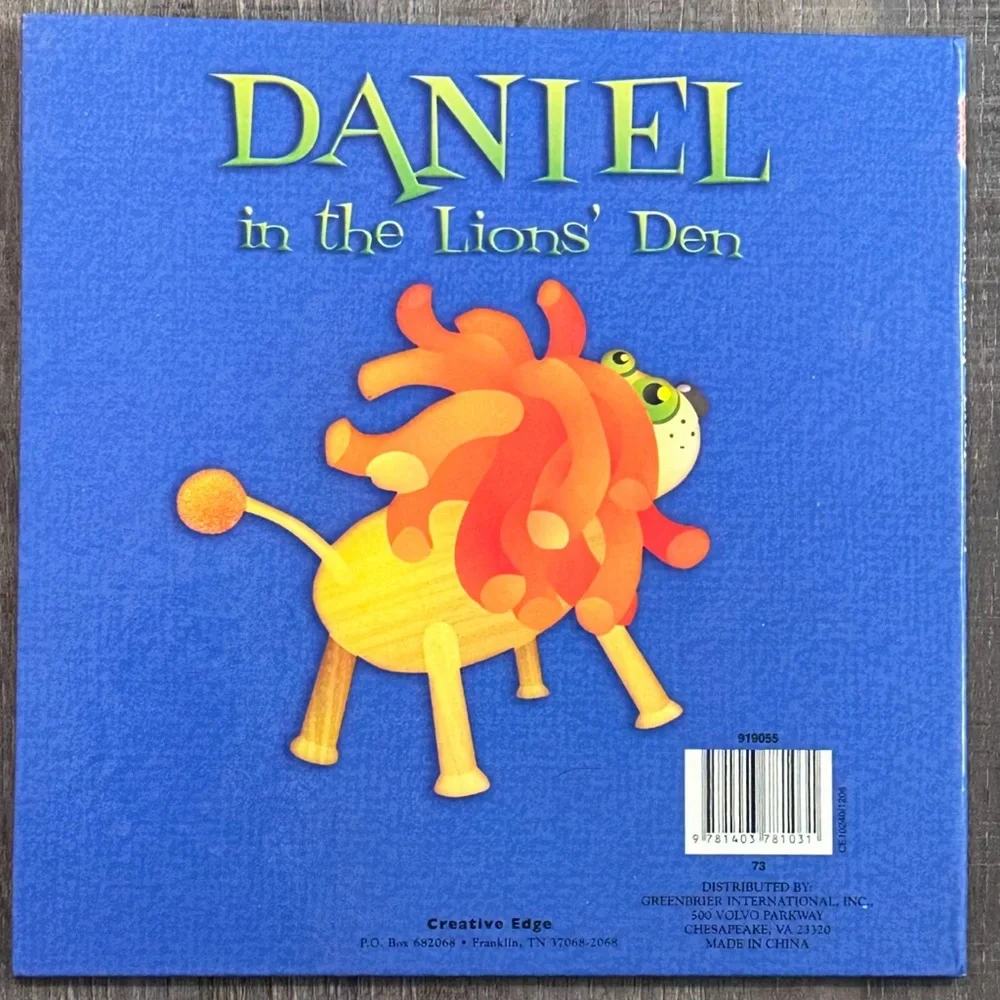 💞 New “Daniel In The Lions’ Den” Biblical Children’s Book